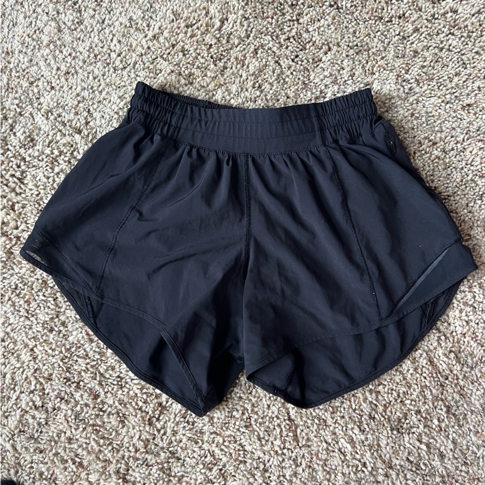 [SOLD] Black Lululemon Hotty Hot Shorts